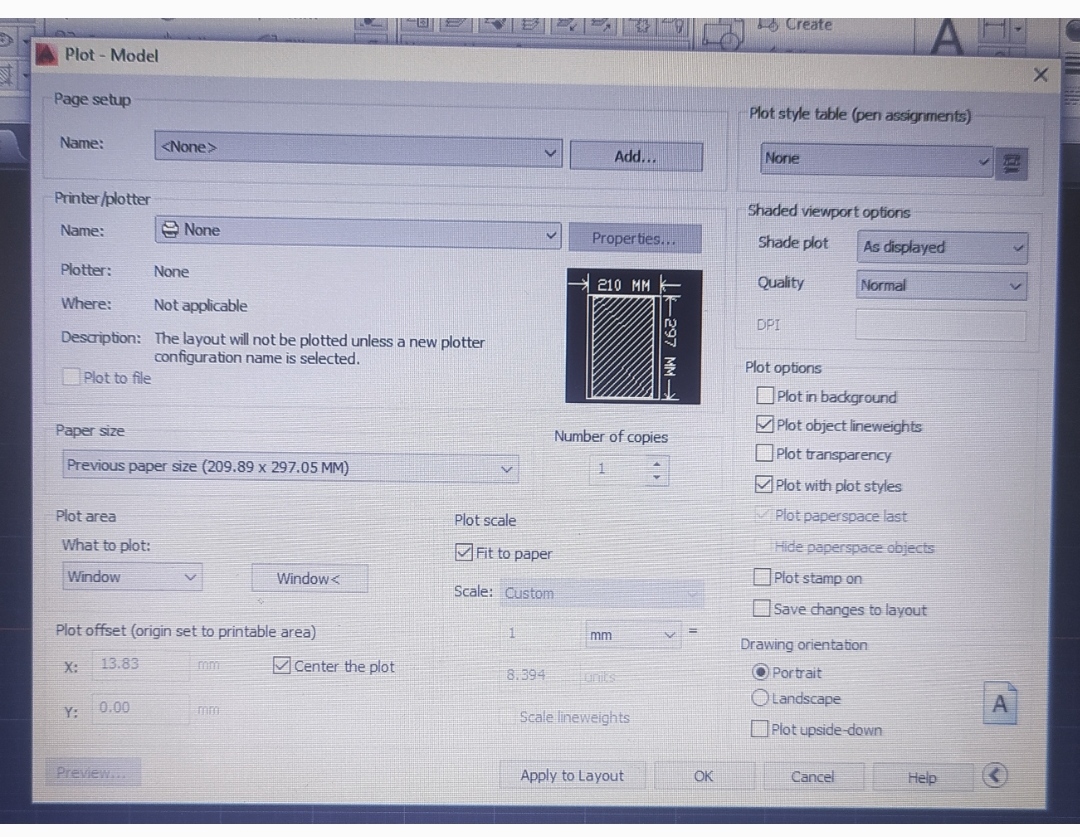 how-to-change-drawing-orientation-in-autocad-while-printing