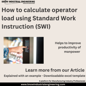 Operator-load-calculation-using-SWI-for-Manpower-Optimisation-Know-Industrial-Engineering