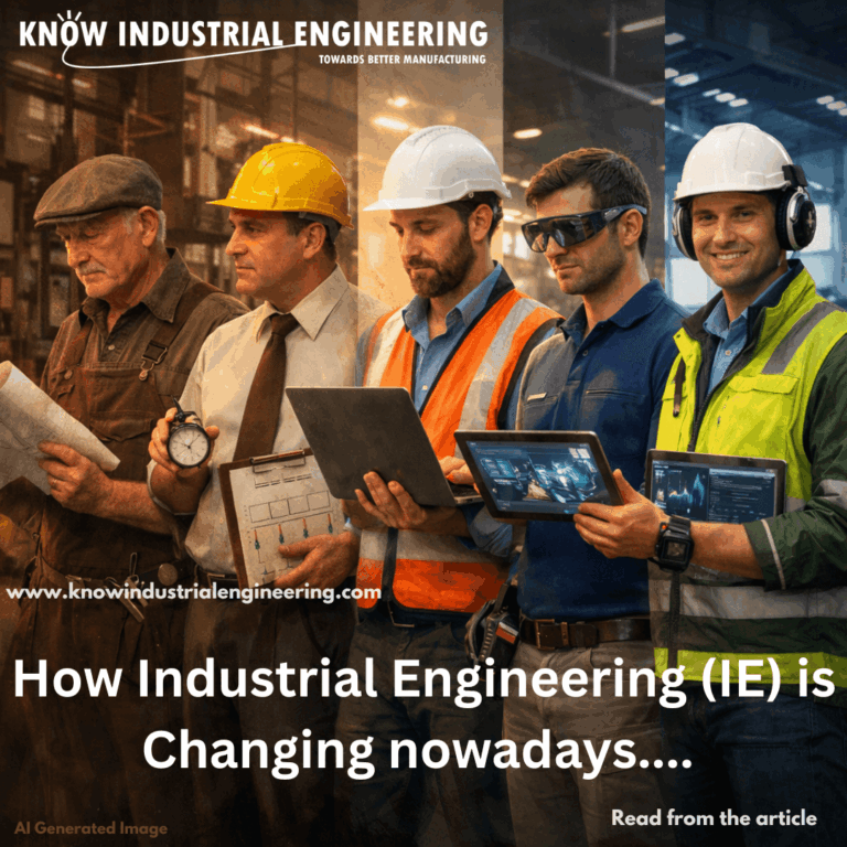 How Industrial Engineering is Changing - Know Industrial Engineering