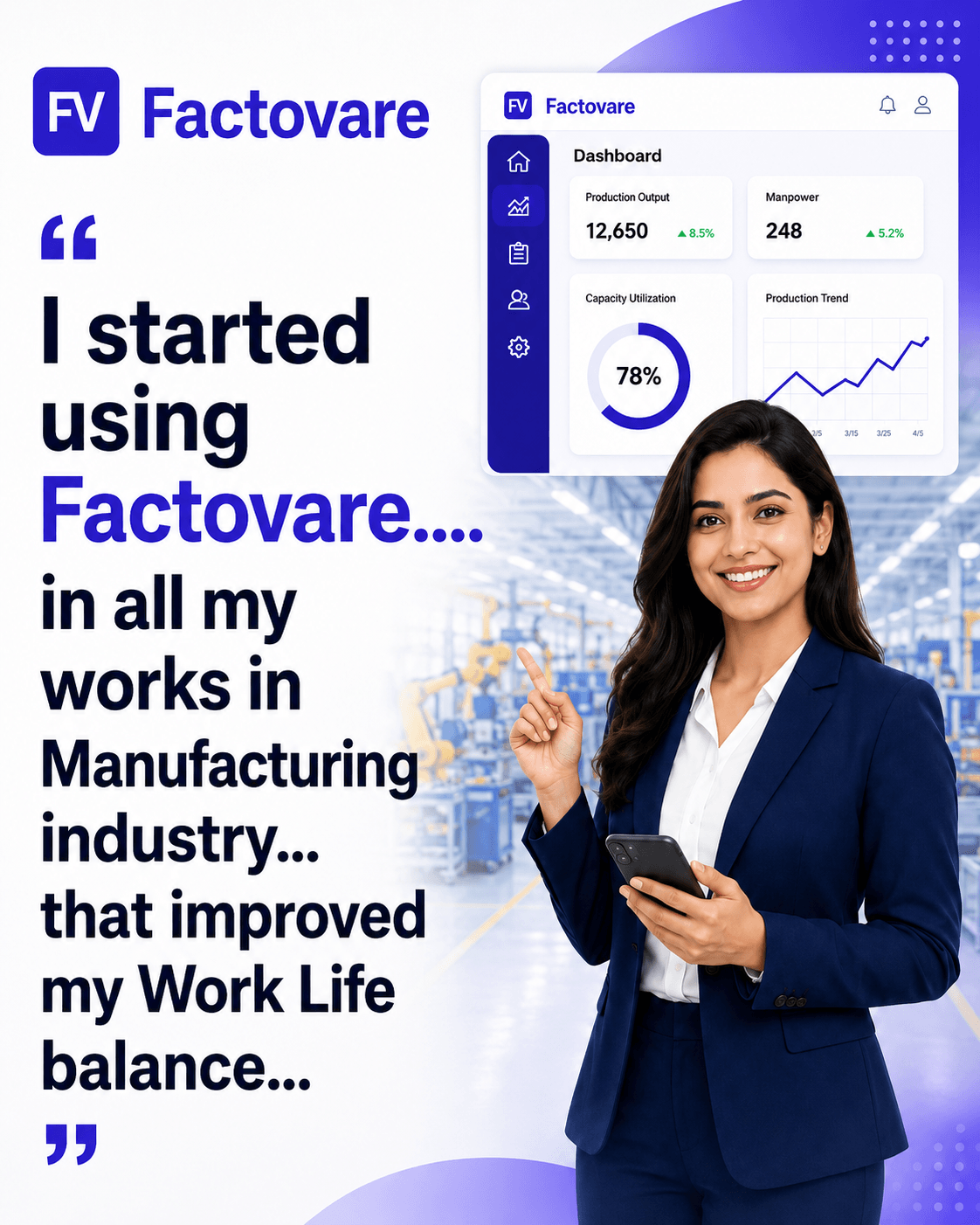 Factovare Work Life Balance for Manufacturing Professionals